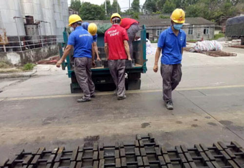 貴港市計量測試所完成瑞康飼料地磅校準工作